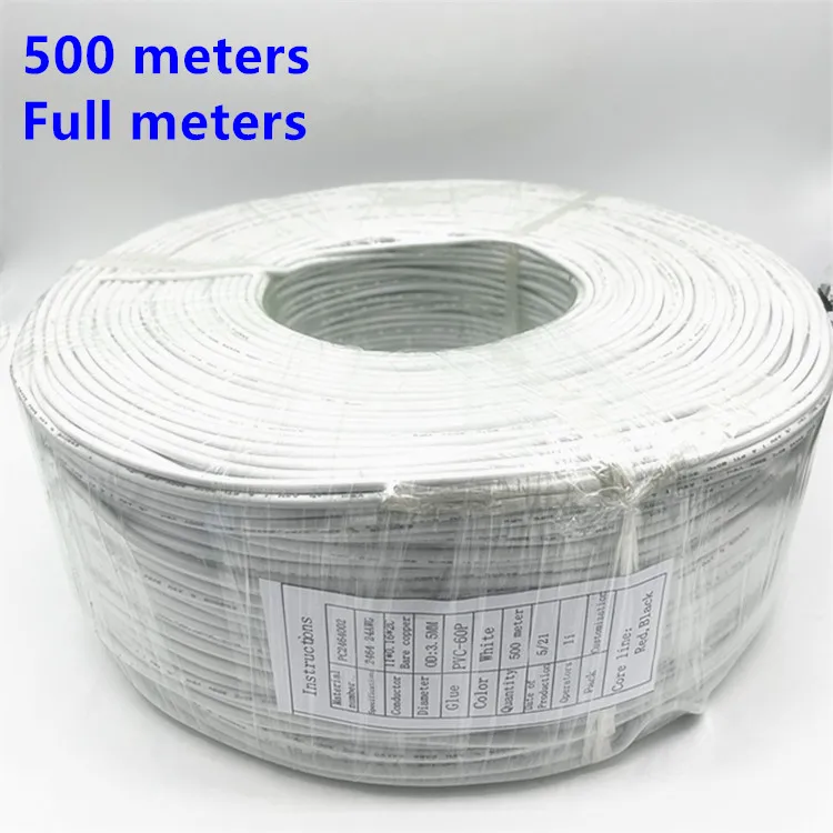 2464 White 2 core power wire 24AWG sheath wire usb data cable dc power cable