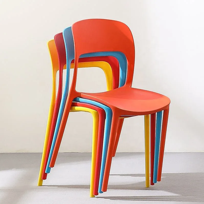 Оптовая Продажа Дешевая Цена Ресторан Кафе Стул штабелируемые цвета PP пластиковые стулья для столовой