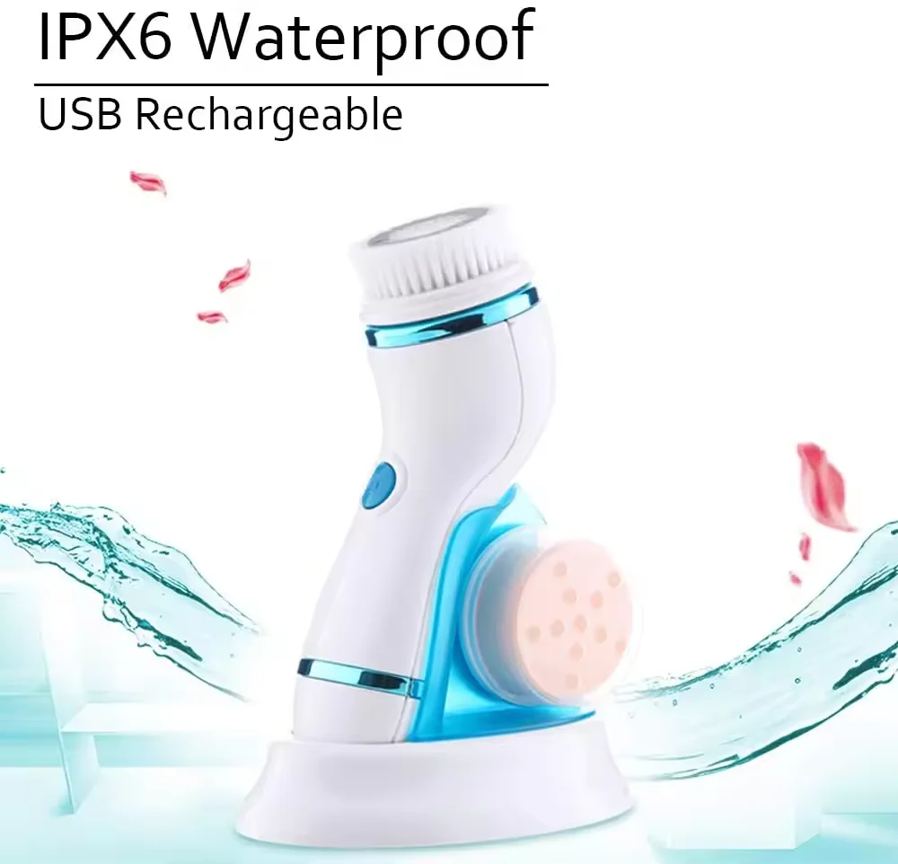 4 in 1 Portable Electric Foot Grinder Set USB Foot Callus Remover for Dry Cracked Dead Skin Rejuvenation Machine for Hands
