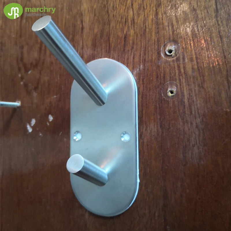 
Best Price Chromed Hooks Towel Hook Wall Adhesive 