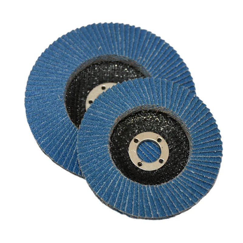 4 Inch Abrasive Flap Disc 100mm Zirconia Disk Flap Grit 80 Sanding Disc Polish Disc for Steel/Metal/Iron
