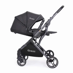 Novel Design 2019 HK Fair New Baby Stroller Baby Carriage with Triangle Design Strong Frame