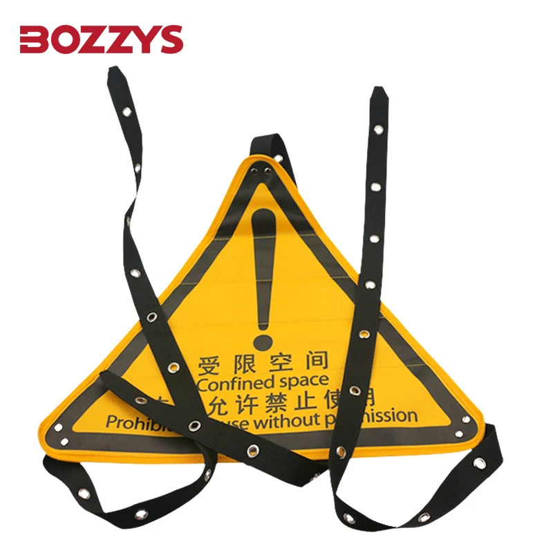 Adjustable limit access to a manhole Confined Space Covers with Safety Warning Restricted space, no access