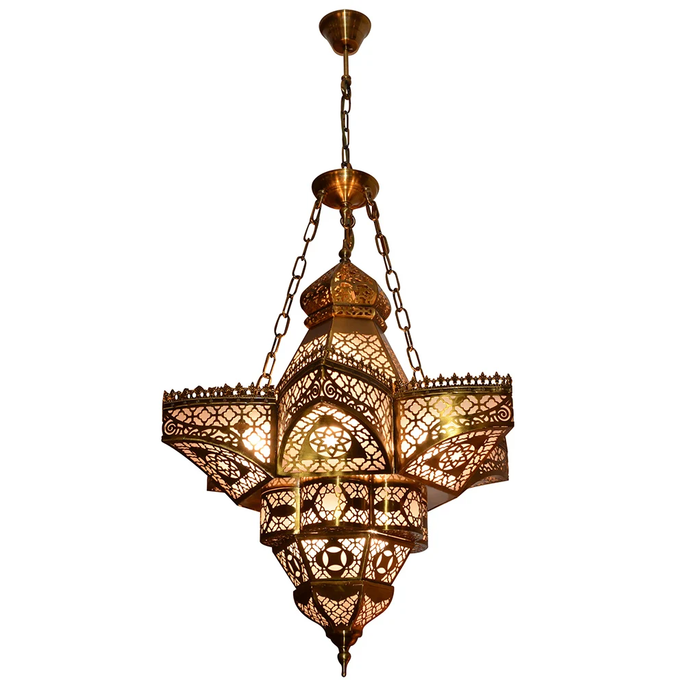 Arabic style chandelier home decor pendant light iron handmade pendant lamp