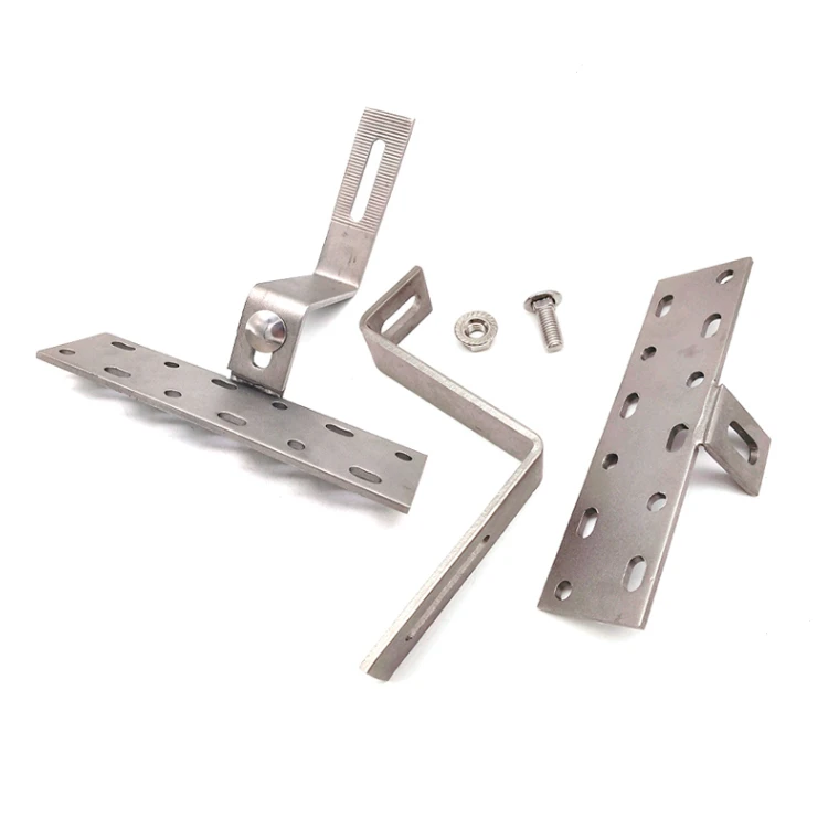 SS304 черепицы на крышу на солнечной системы крепления нержавеющая сталь PV солнечная панель крыши Солнечные крюк Монтажная система