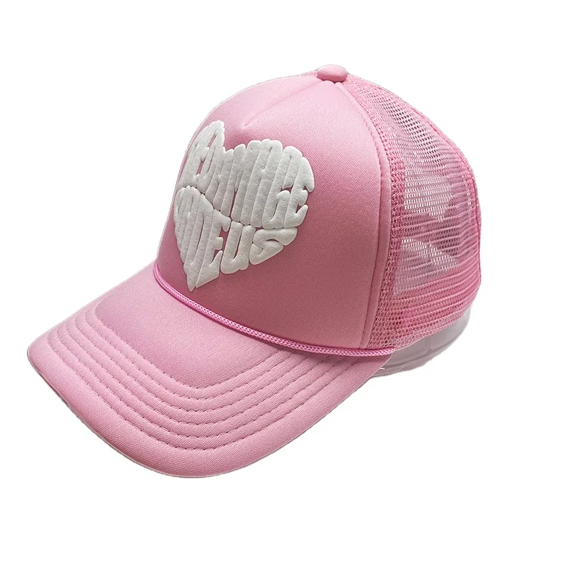 HN0002R OTTO wholesale blank embroidery Gorras Gorros Custom outdoor golf Sport cap Foam Baseball puff print trucker mesh Hat