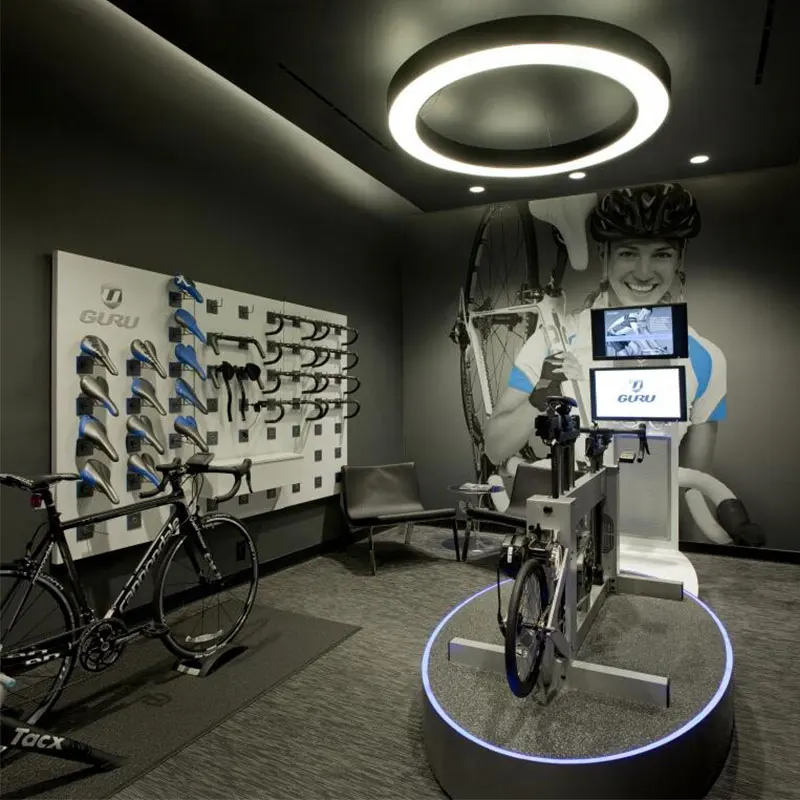 City Road Scooter Retail Store Bicycle Retail Display Stand Rack Mountain Bike Shop Display Furniture