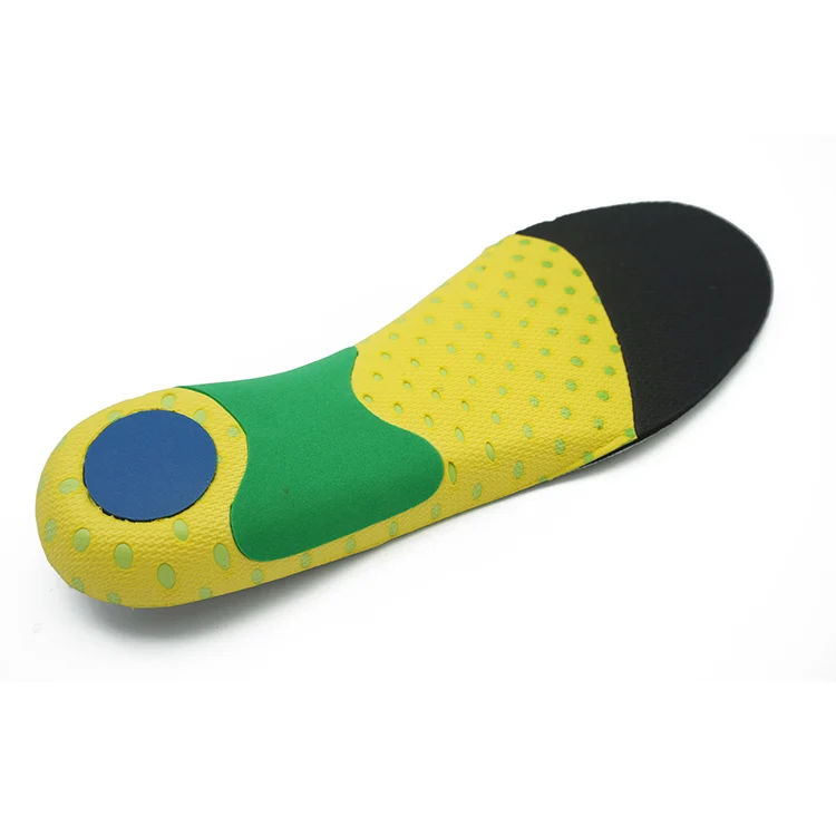 China manufacturer customized unisex comfortable eva foam removable arch support orthotic Shoe Insole for kids