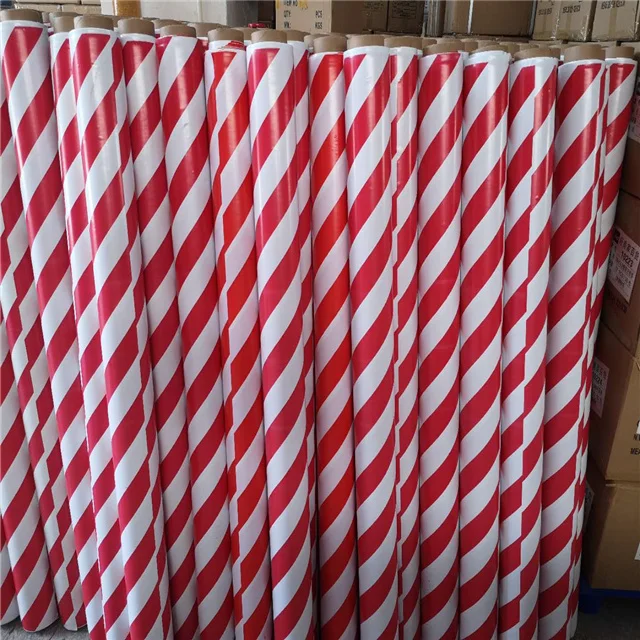 A grade PVC material  Warning Tape floor Caution tape Black Yellow Warning tape jumbo roll with rubber glue coated