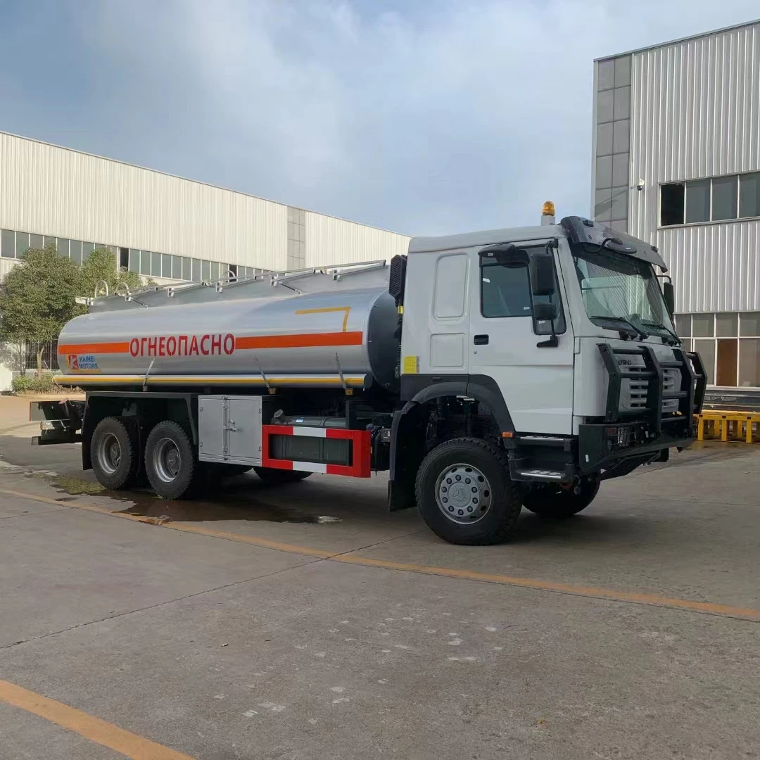 HOWO SINOTRUK EURO 3 20000 LITERS OIL TANK TRUCK EXPORTING CRUDE OIL DIESEL GASOLINE TRANSPORT TRUCK