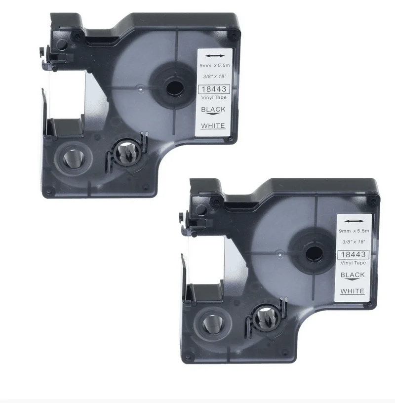 2 шт./упаковка, виниловые доски 18443 для DYMO RHINO 1000 3000 4200 5200 9 мм 3/8