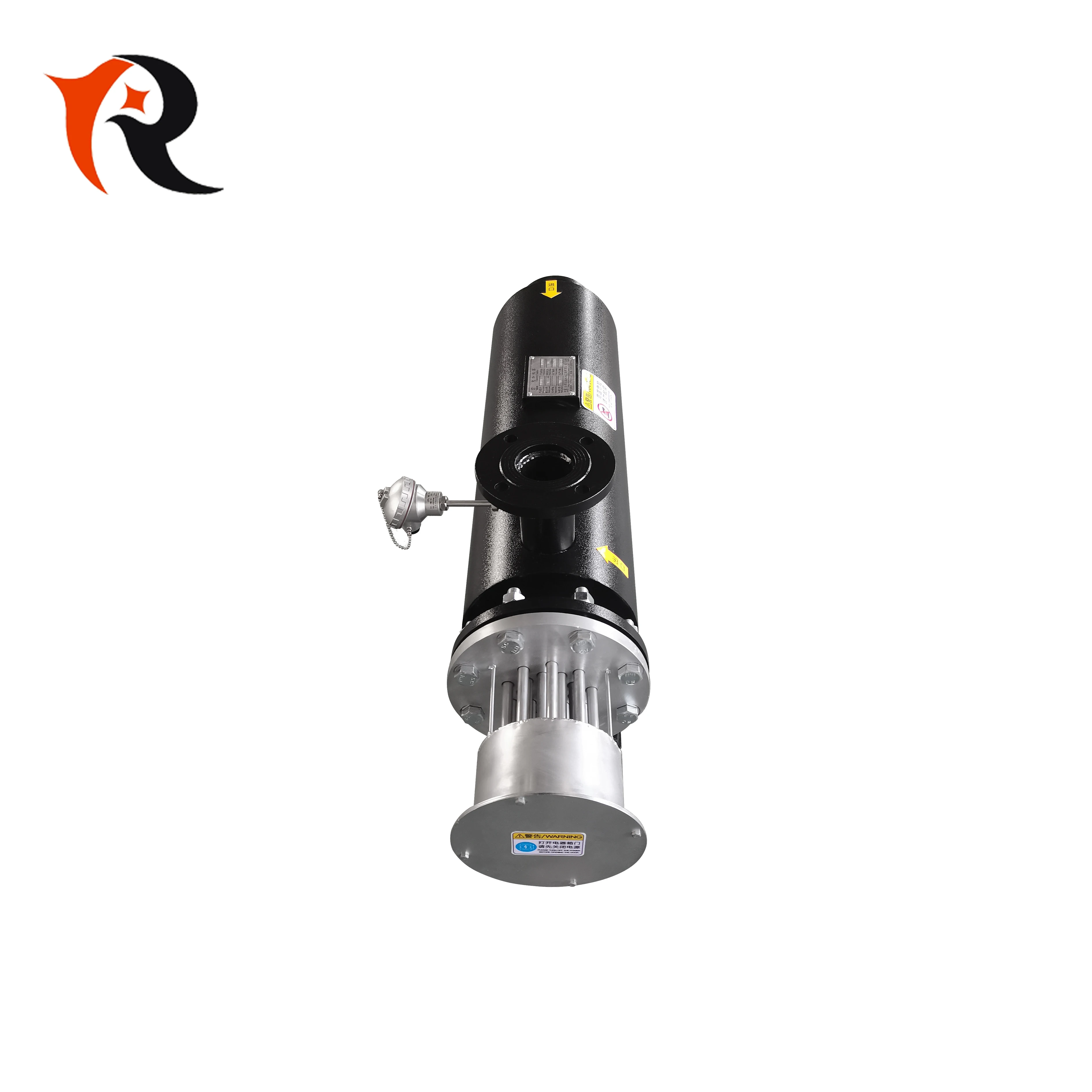 Electric air heater for assisted heating industrial pipeline heater for gas heating