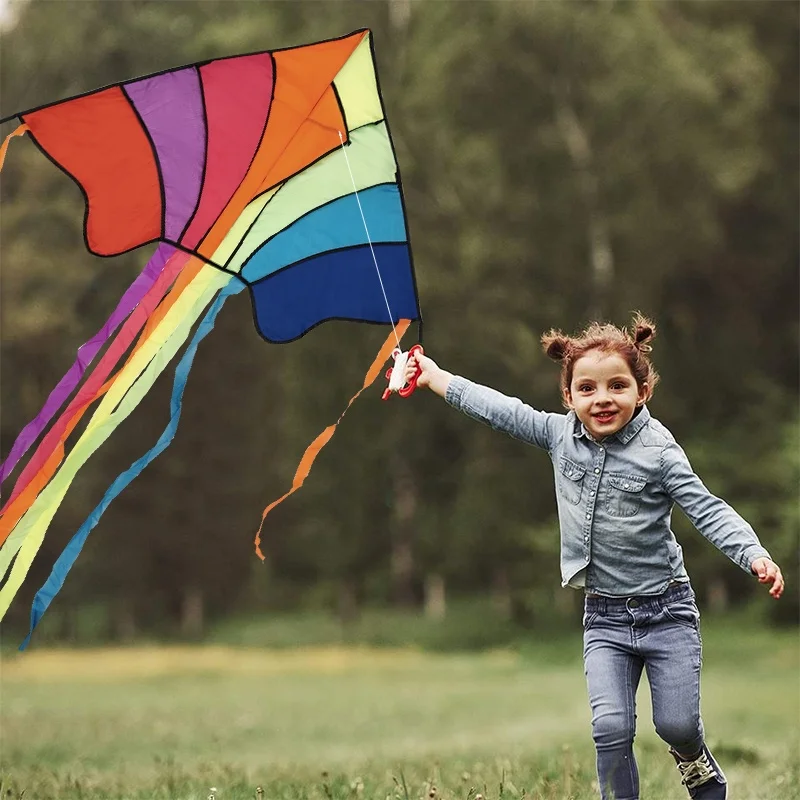 2022 Low price factory wholesale kites flying delta kite rainbow kite