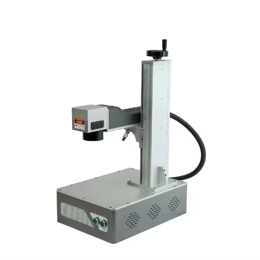 Высокоточная вращающаяся лазерная маркировочная машина Rayco JPT, 3D металлическая пластина, глубокая гравировка, волоконный лазер, 30 Вт, импульсный