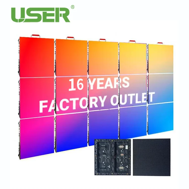 easy installation  P3.91 Led Church  Advertising  Backdrop  500x500mm cabinet Outdoor Indoor rental Led panel display Screen