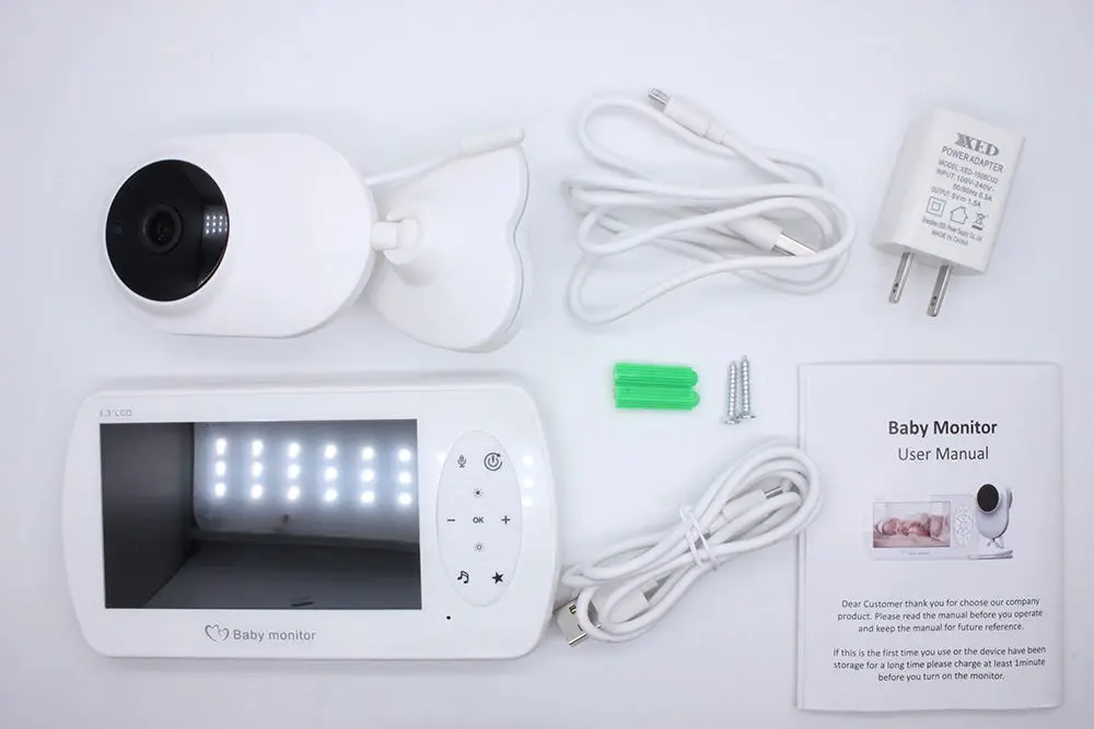  4 3 дюймов 1080p smart wifi аудио HD Домашняя безопасность для детей температура видео монитор детский телефон камера с