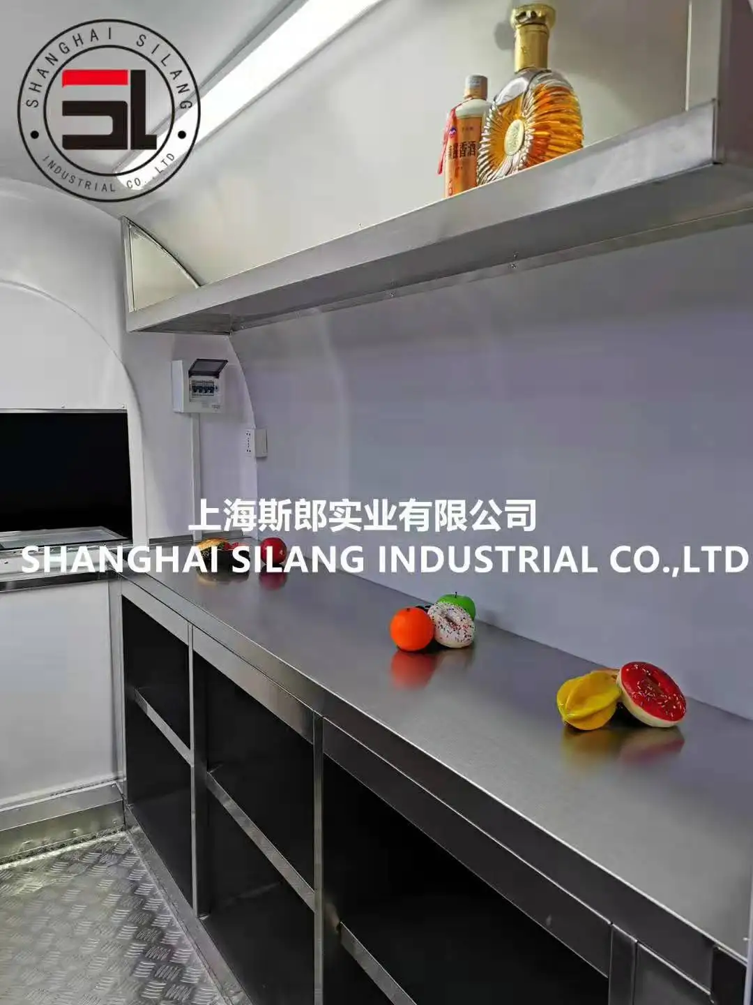  Фургон для мороженого shanghai silang грузовики еды трейлер тележка в стиле