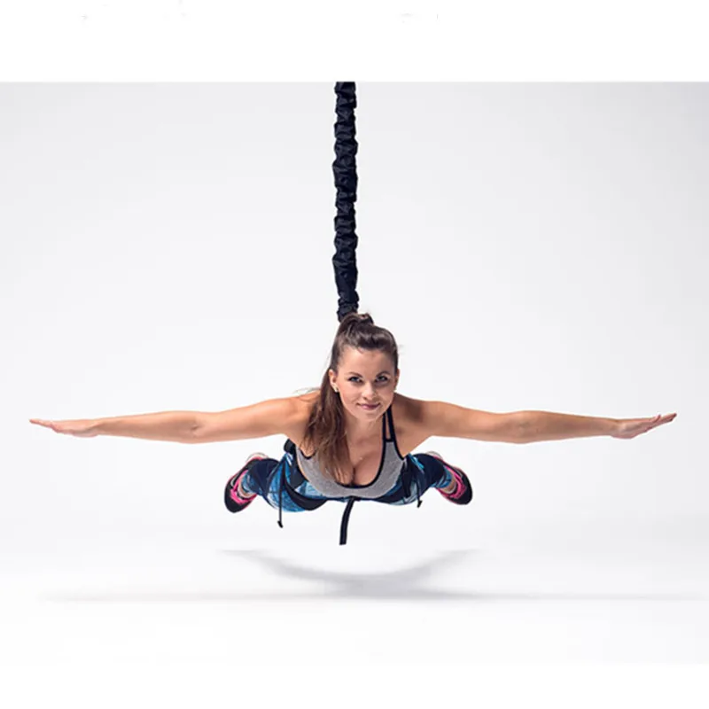 
Aerial Yoga Vitality Belt For Body Building And Shaping Indoor Sporting Bungee Rope Stretch Flying Dancing 