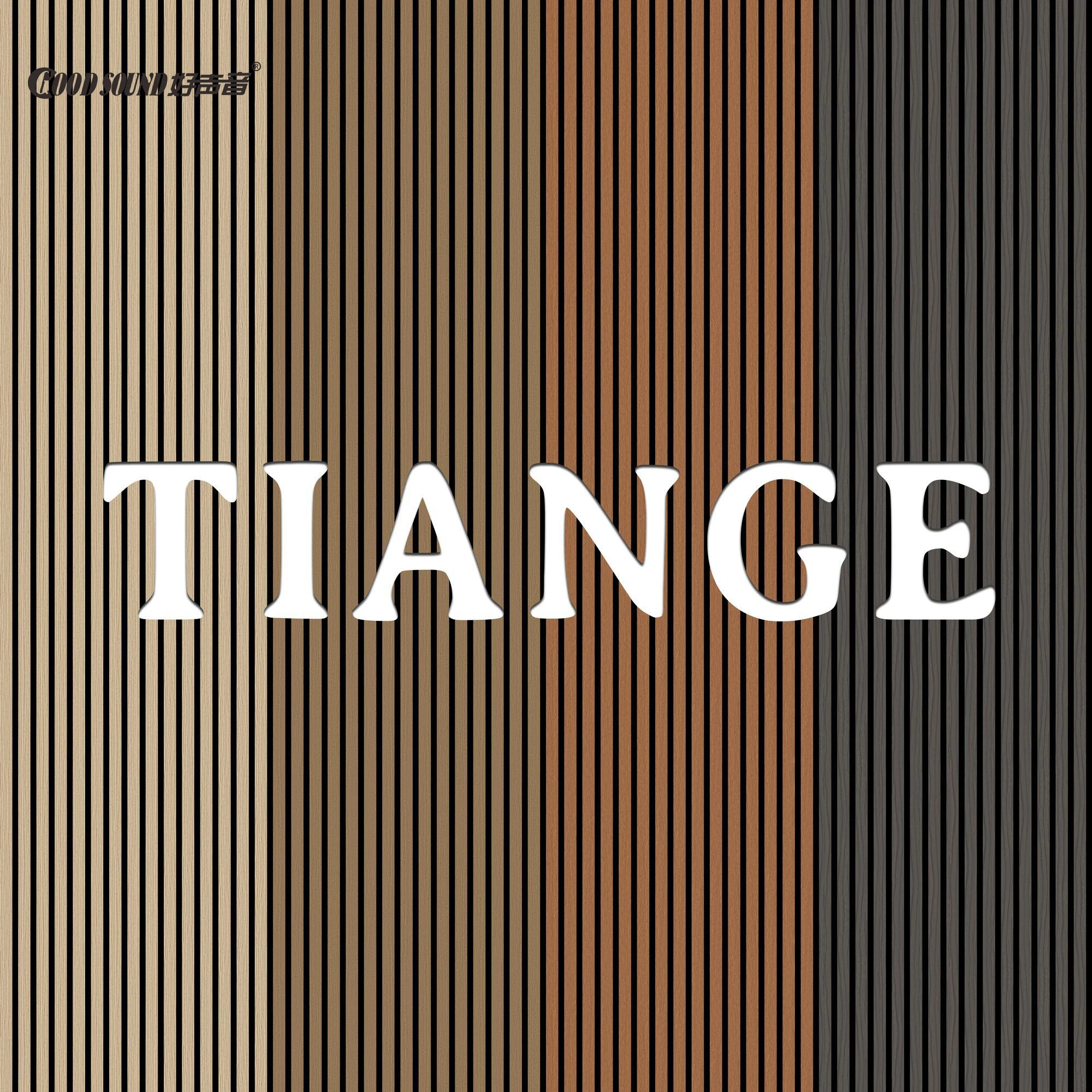 GoodSound Soundproofing Akupanel Wooden Slatted Oak Acoustic Wood Wall Akustik Panels for Interor Wall