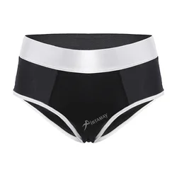 Cotton Mid Waist Women Briefs 4 Four Layers Absorb Plus Size Leak Proof Underwear Period Panties Underwear