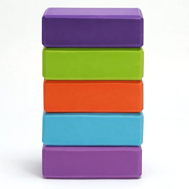 Wholesale Exercise Fitness Sports Accessories High Density EVA Foam Yoga Blocks