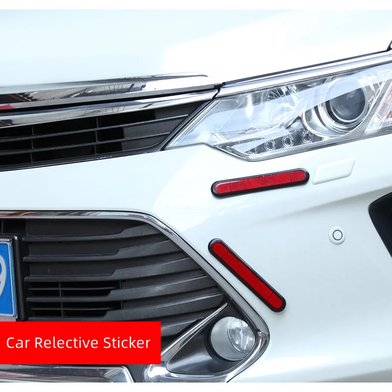 Auto Accessories Safety High Visibility Car Reflective Strips Stickers For Body Rim Bumper