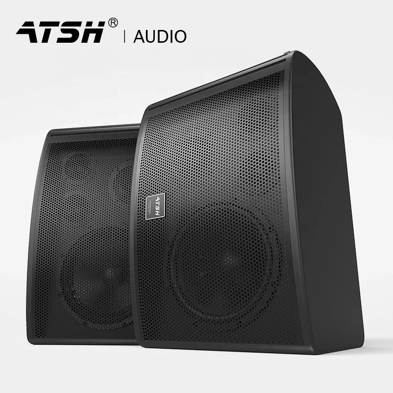 ATSH K-208 Card Package Audio China Factory Price Professional Outdoor Speaker Stereo Boombox Bass Amplifier Powered Speaker