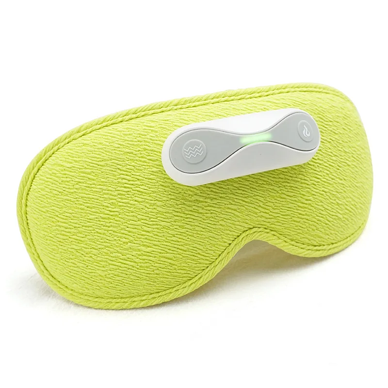 Eye mask 3D hot compress massage Eye mask wireless magnetic suction battery heating vibration relief fatigue Charging eye mask