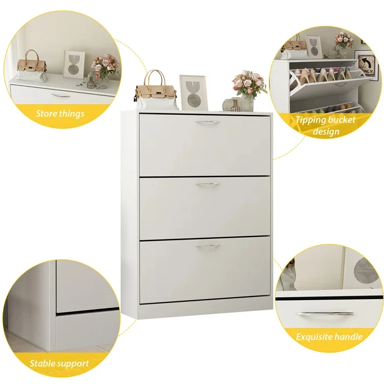 Factory Price Shoe Rack Cabinet Wooden Modern Large Shoe Cabinet Wooden Shoe Rack Cabinet