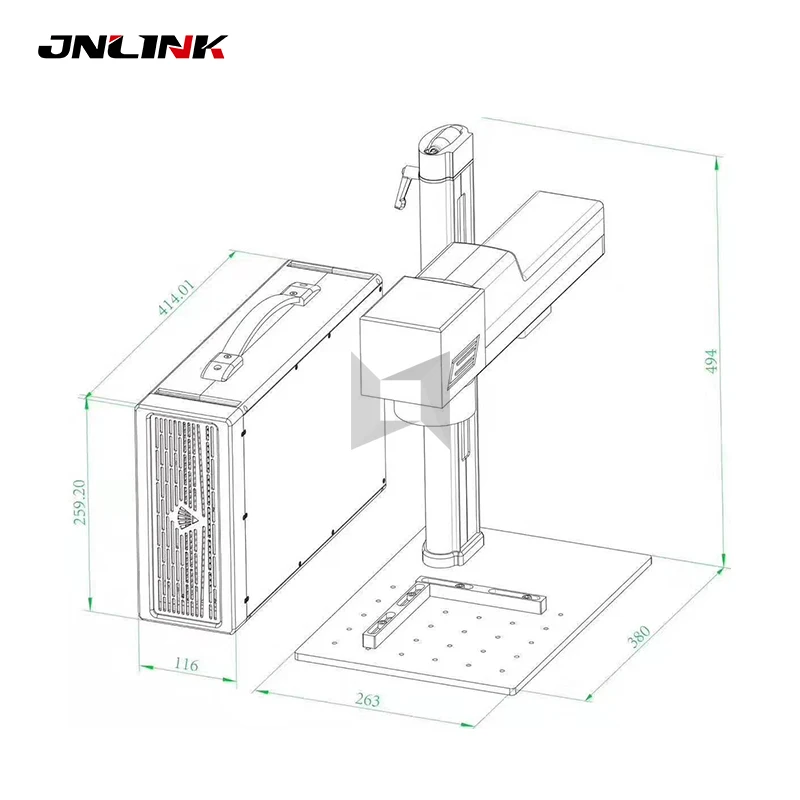 Cnc fiber laser engraving marking machine manufacturers for aluminum stainless steel metal