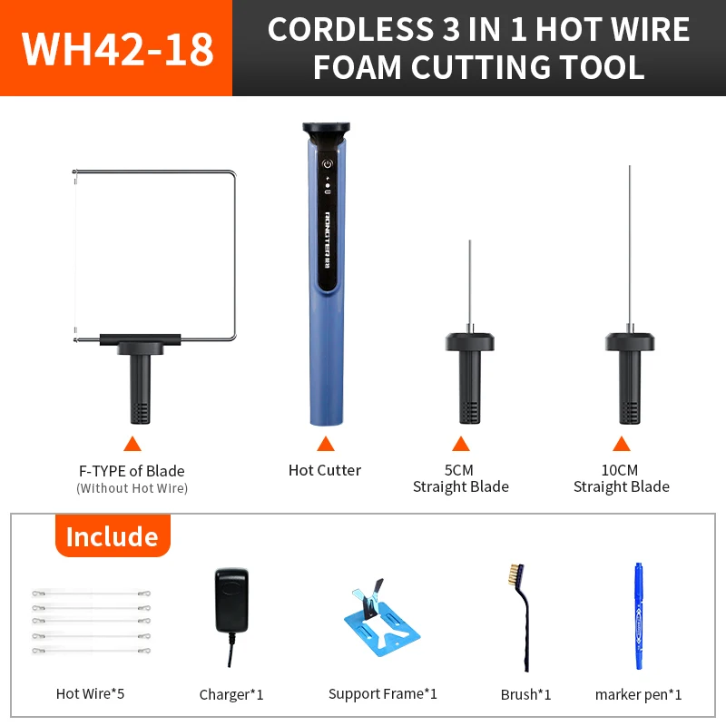 Multipurpose hot Wire Foam Cutting Tool Cordless Hot Wire Foam Cutting Tool with F-TYPE HOT WIRE PEN