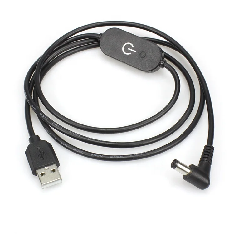 usb to dc cable with inline dimmer switch for table lamp usb male to 5.5x2.1mm