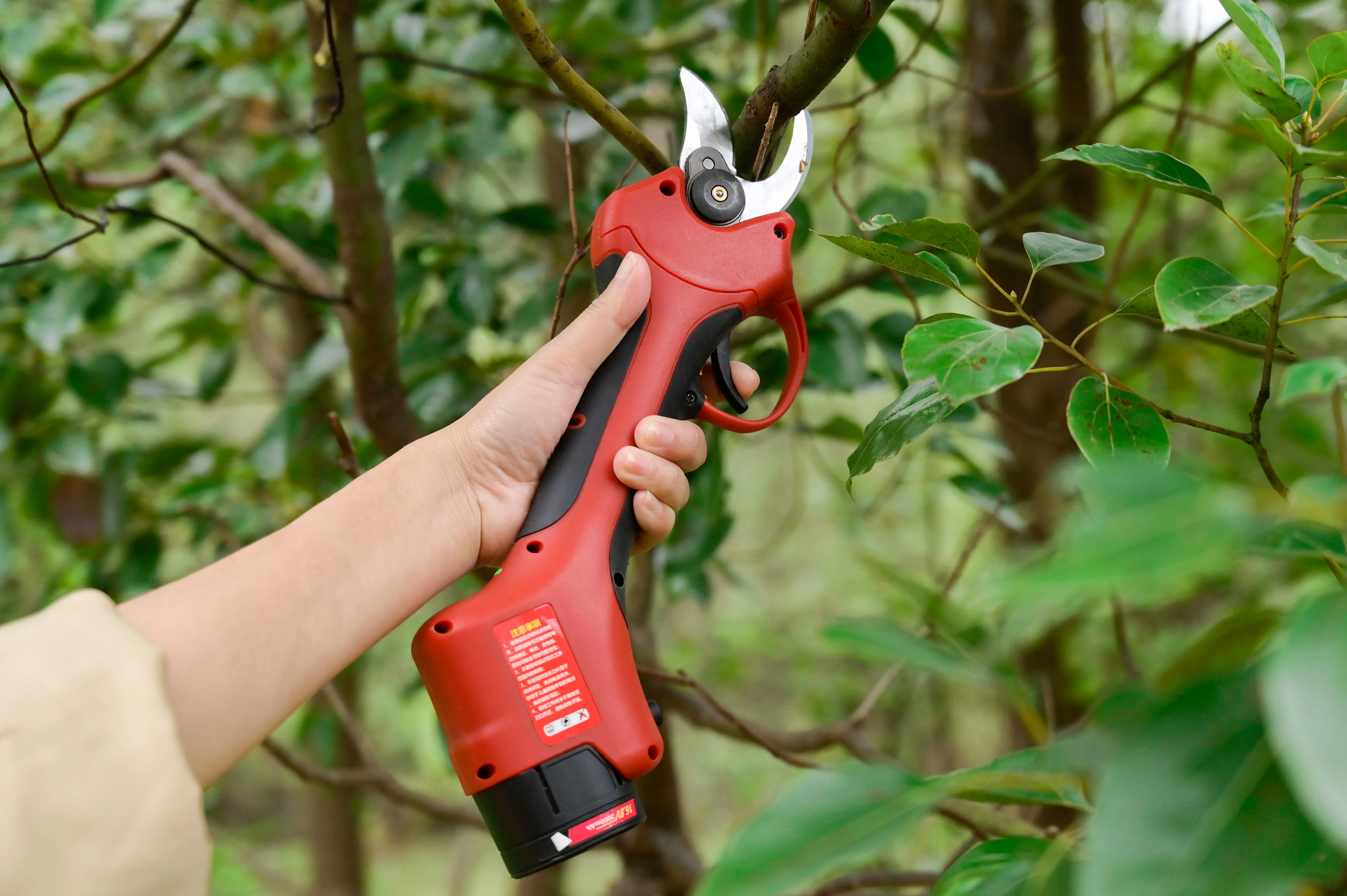 25mm cutting mouth cordless pruning shear high quality hot sale household garden tool