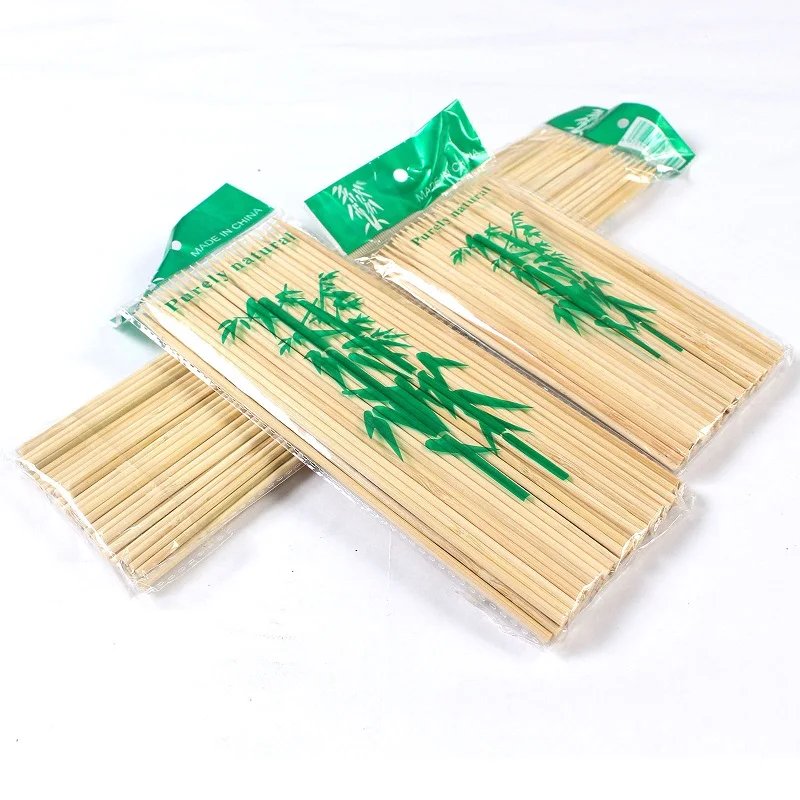 Natural 50cm Bamboo Incense Sticks Tools for BBQ Cleaning Smooth Agarbatti Machine without Powder Packed in Bags