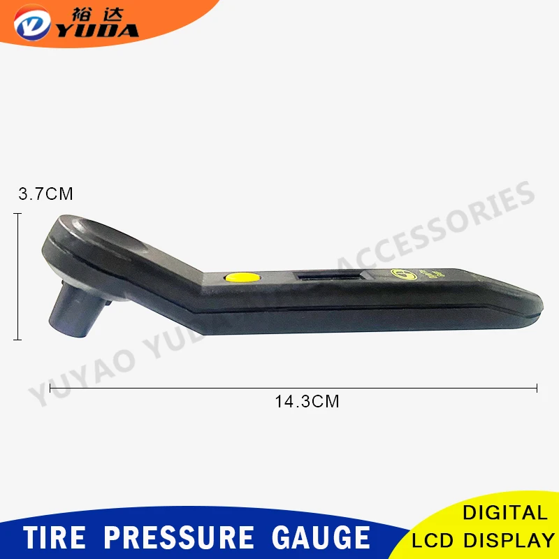 Portable Digital Tire Pressure Gauge 5-150psi CLD Display Air Gauge for Vehicles