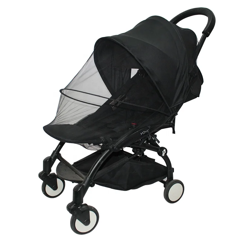 Factory Baby Trolley Accessories Elastic Stable Anti-mosquito UV-Proof Mesh Tent Full Cover Mosquito Net for Baby Stroller