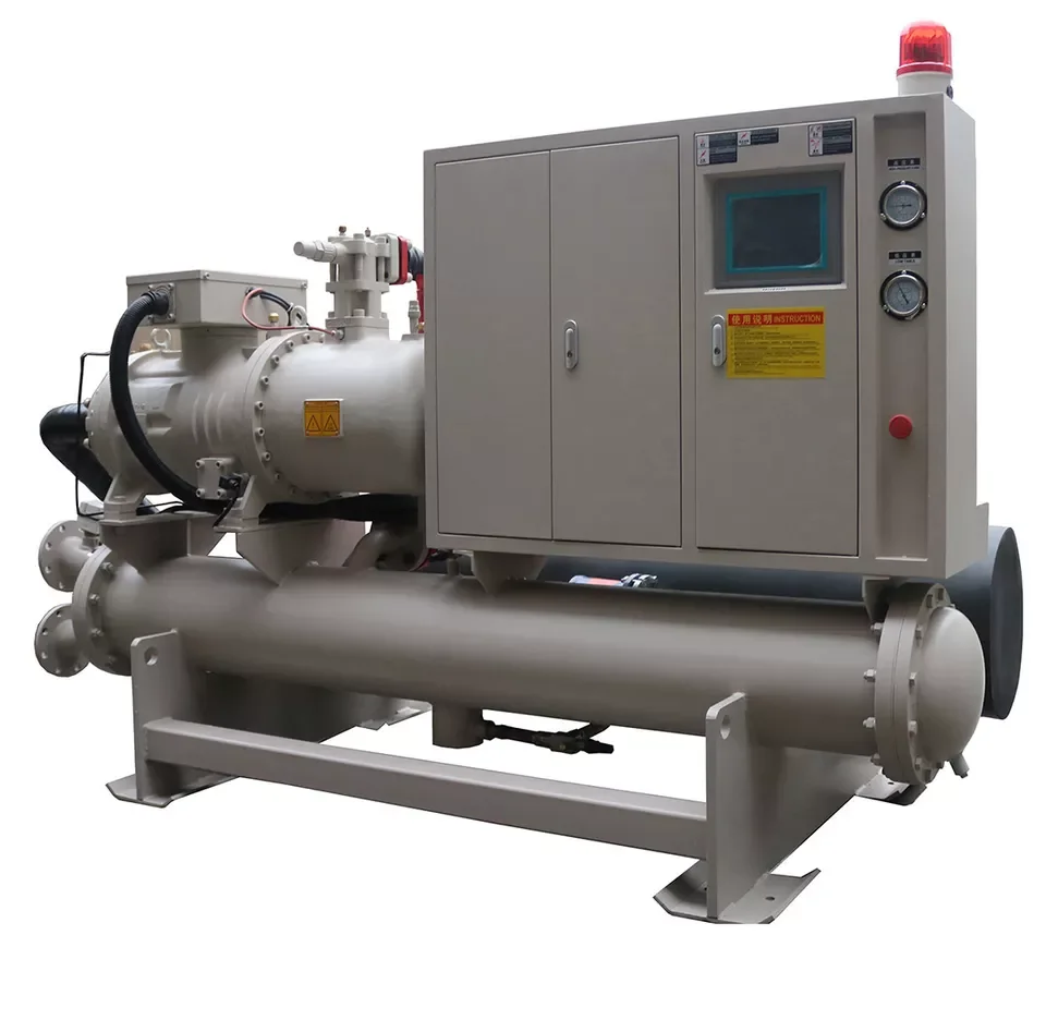 High Productivity 3PH-380V-50HZ Industrial Dry Type Screw Water Cooler Chillers Water Cooling Chiller