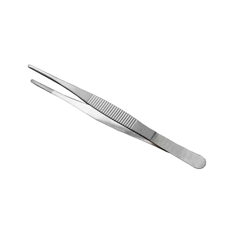 Hot Sales 12.5 cm 304 Stainless Steel Forceps surgical tweezers Hardware Tools forceps for laboratory