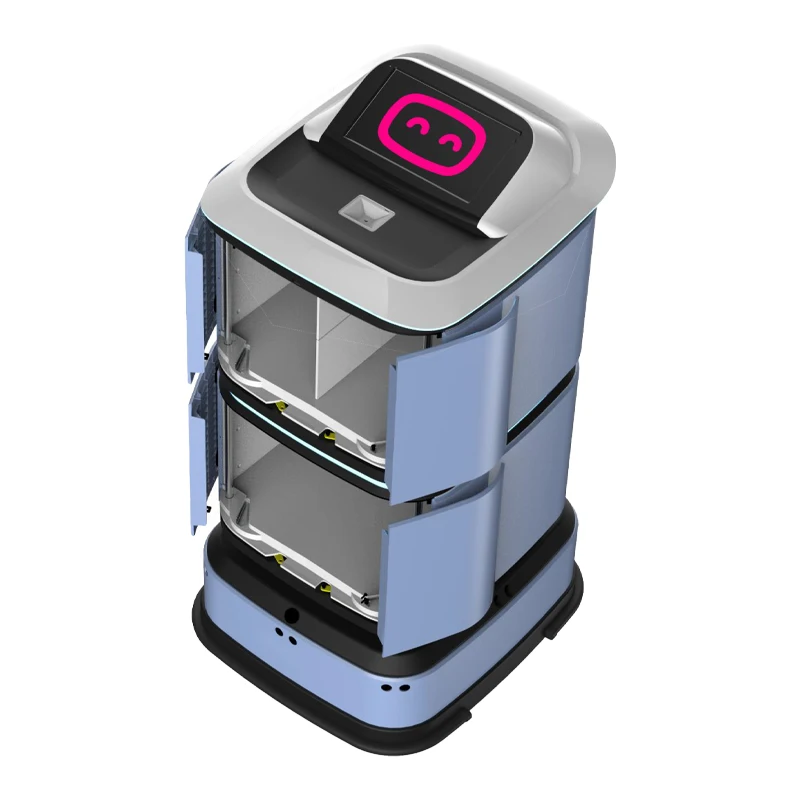 High Performance Intelligent Slam Navigation 4 Layers Boxes Package Delivery Robot