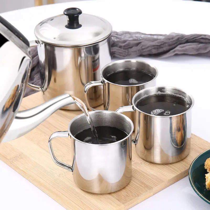 Cheap cup Customized LOGO Stainless Steel Insulated Travel Cup with Lid  Household Thermos Metal Beer Mug Water Coffee Cup