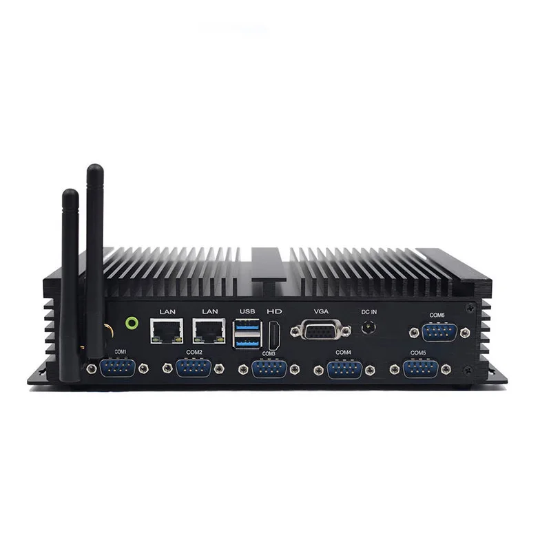 Oem Stock Mini Pc 2022 In-Tel Atom T4 4Gb 64Gb Quad Core In-Tel Industrial Control Host Pc