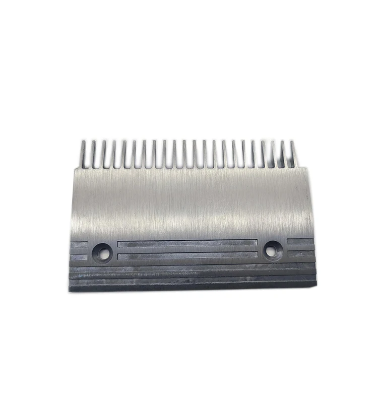 Escalator Part Aluminum Comb Plate Size 202*130mm 22 Teeth Right