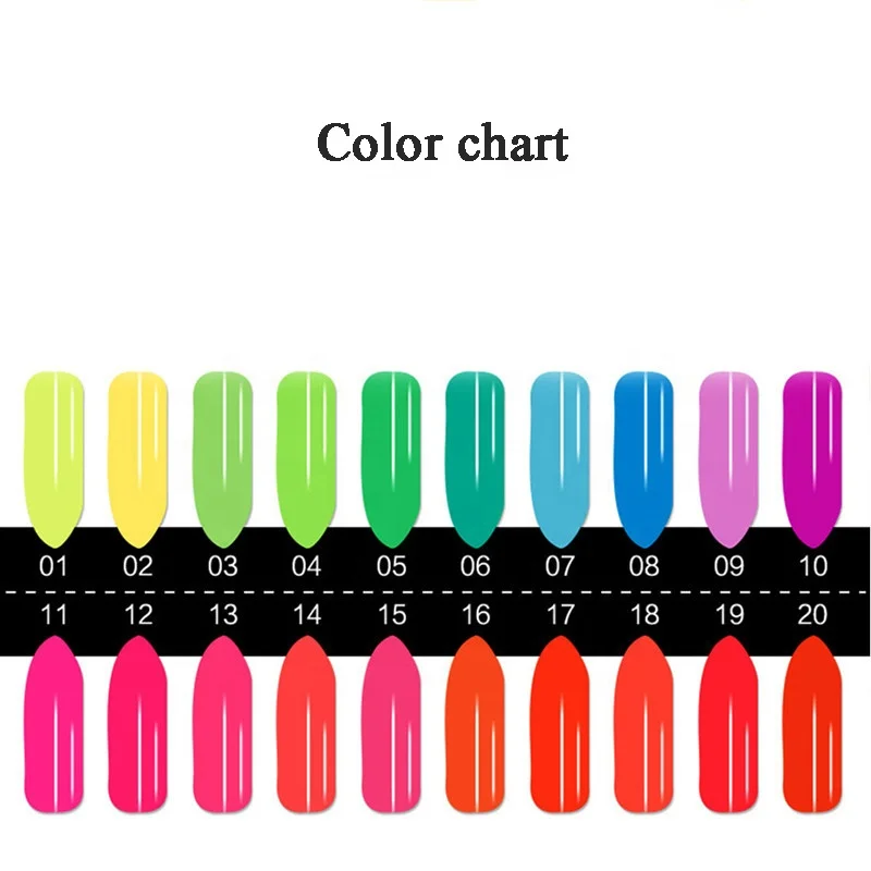 New fashion Glow In The Dark Luminous Fluorescent Nail Polish