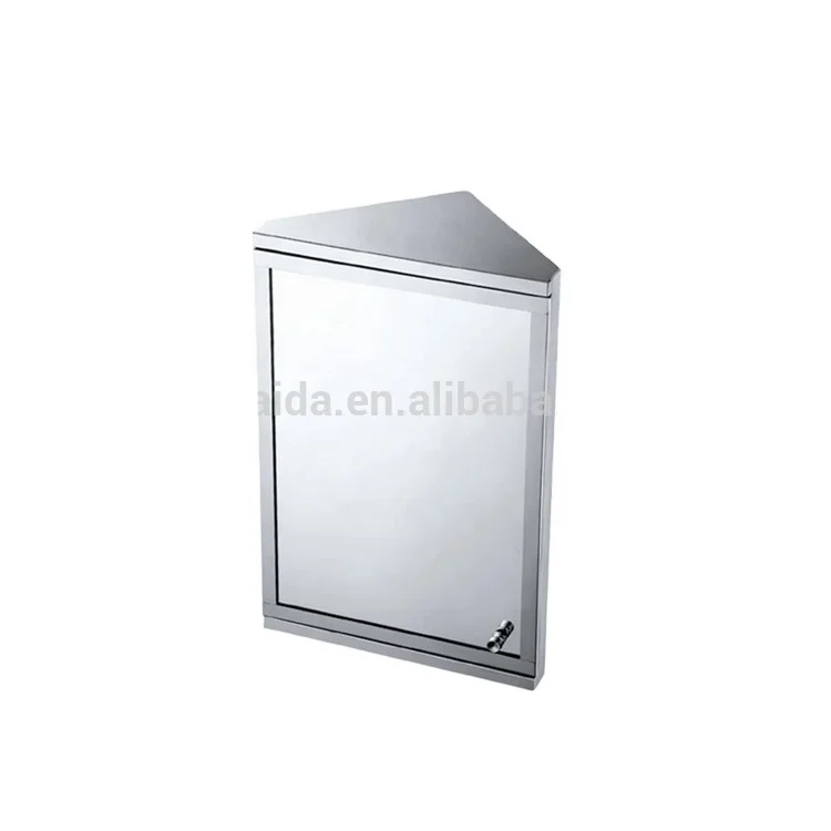 Stainless steel mirror cabinet,corner cabinet,mirror cupboard 6651 single door