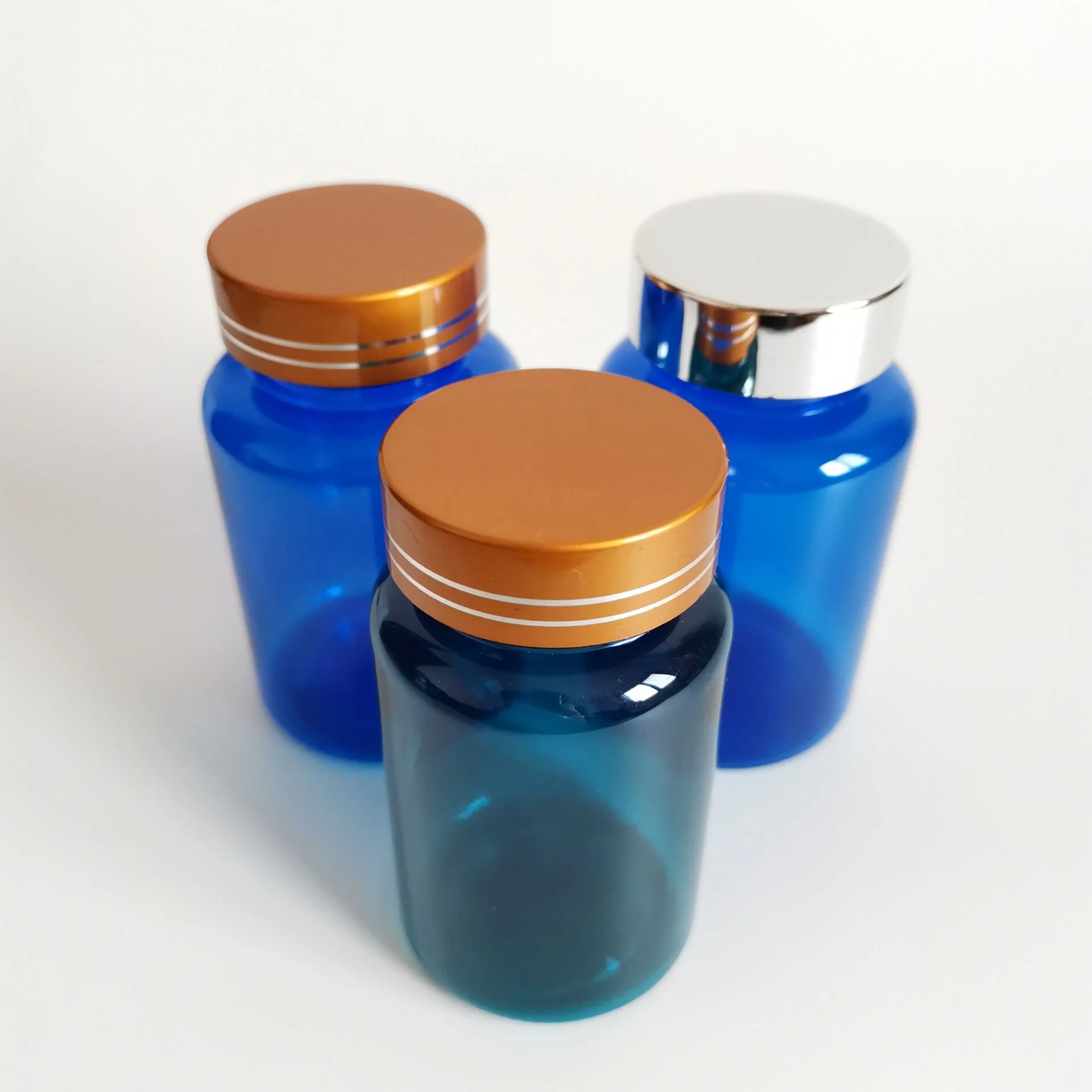 Wholesale HDPE Round Capsules Food Packaging Supplement Plastic Bottle