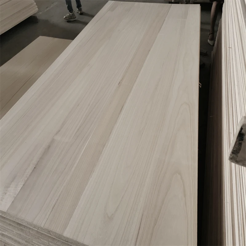 Продажа Заводская древесная панель paulownia сплошной клей деревянные панели отшлифованные