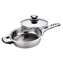 Hot sale products kitchen ware Italy  cookware set stainless steel