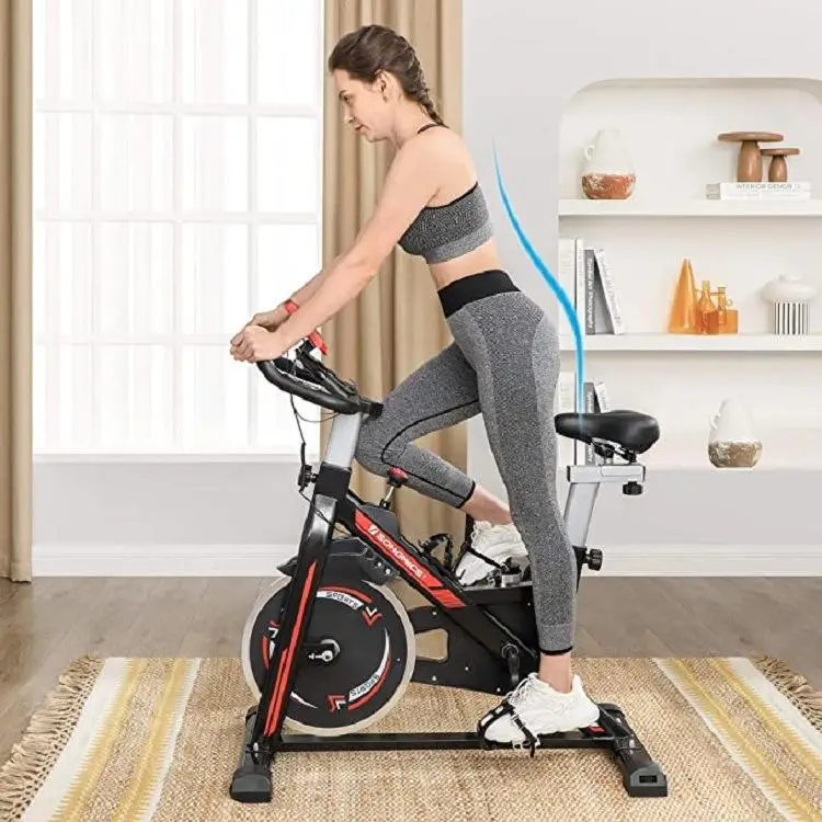 Custom Oem Exercise Spin Bike Gym Indoor Fitness Infinite Resistance Brake Spinning Bike