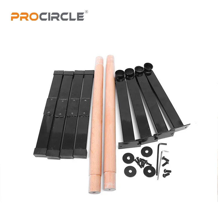 WP8003L Wooden Parallettes P bars for Calisthenics Street Workout for gym