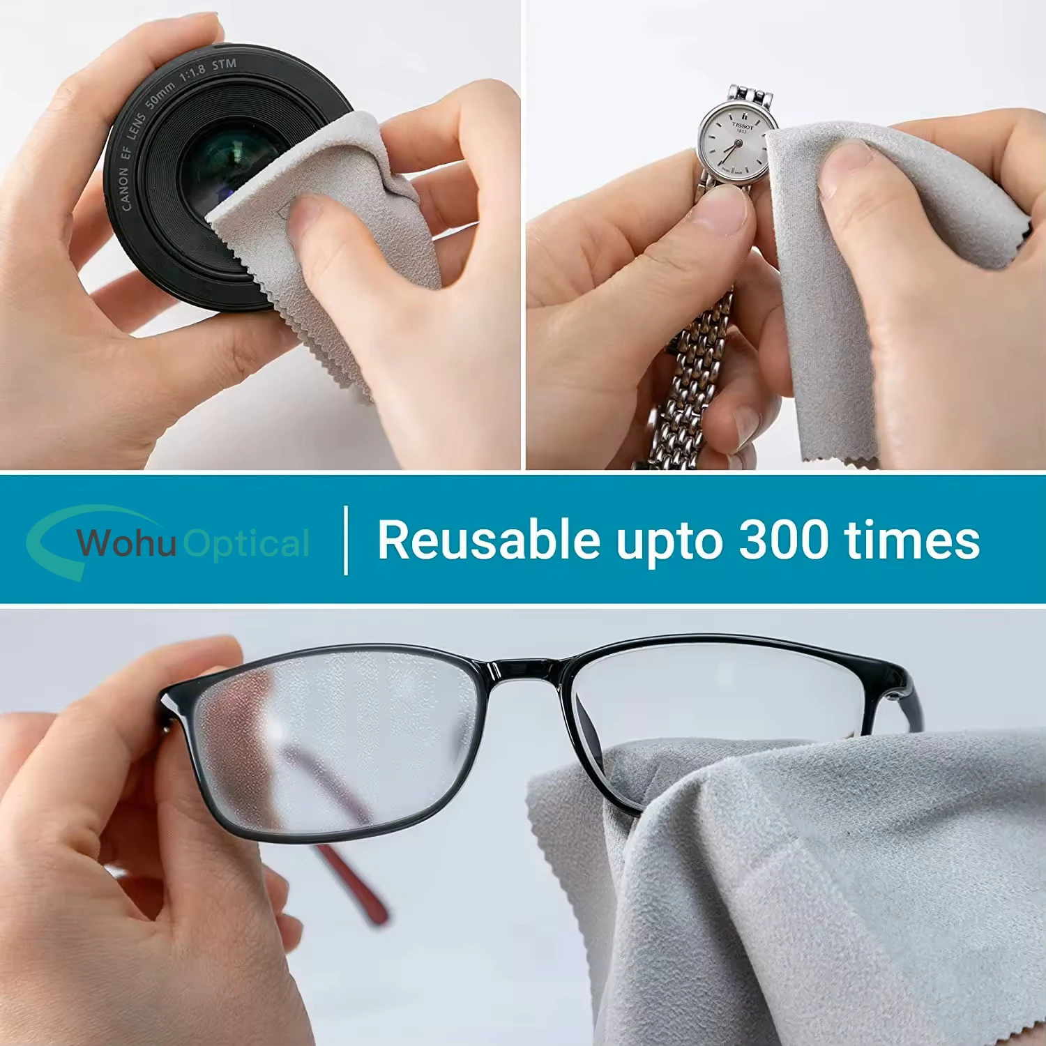 High Quality Soft Microfiber Dry Anti-fog Cleaning Cloth For Eyeglasses Lenses Eyeglasses Cleaning Cloth